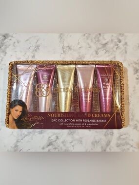 Daisy Fuentes Nourishing Hand Cream 5pc Collection With Reusable Basket